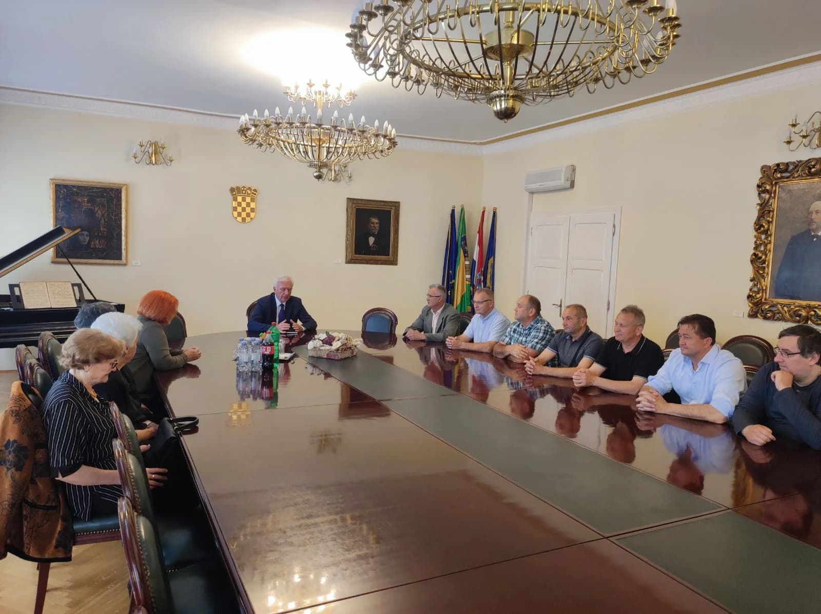 Prijem predstavnika udruga proizašlih iz Domovinskog rata povodom obilježavanja Dana hrvatskih branitelja Grada Požege