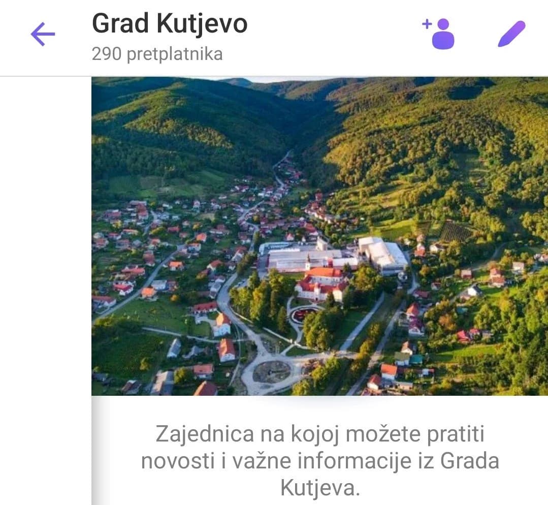 Uključite se u viber grupu Grad Kutjevo