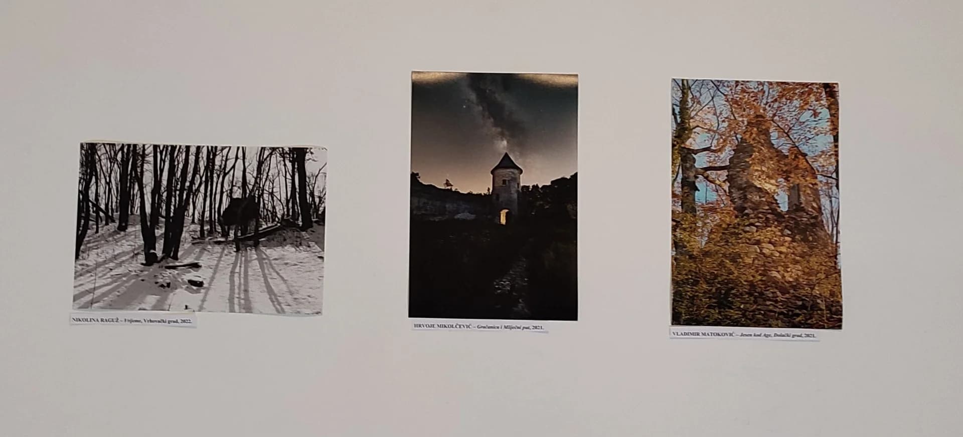 Najbolje fotografije srednjovjekovnih utvrda Požeške gore snimili su Hrvoje Mikolčević, Vladimir Matoković i Nikolina Raguž