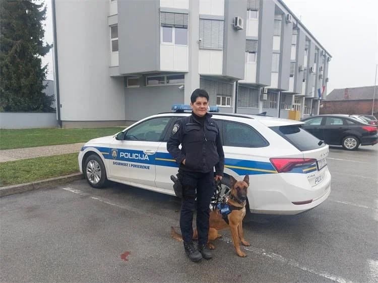 Policijska uprava požeško-slavonska dobila policijskog psa za praćenje ljudskog traga