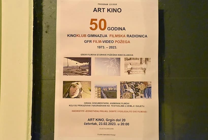 Prikazani filmovi nekoliko generacija požeških autora