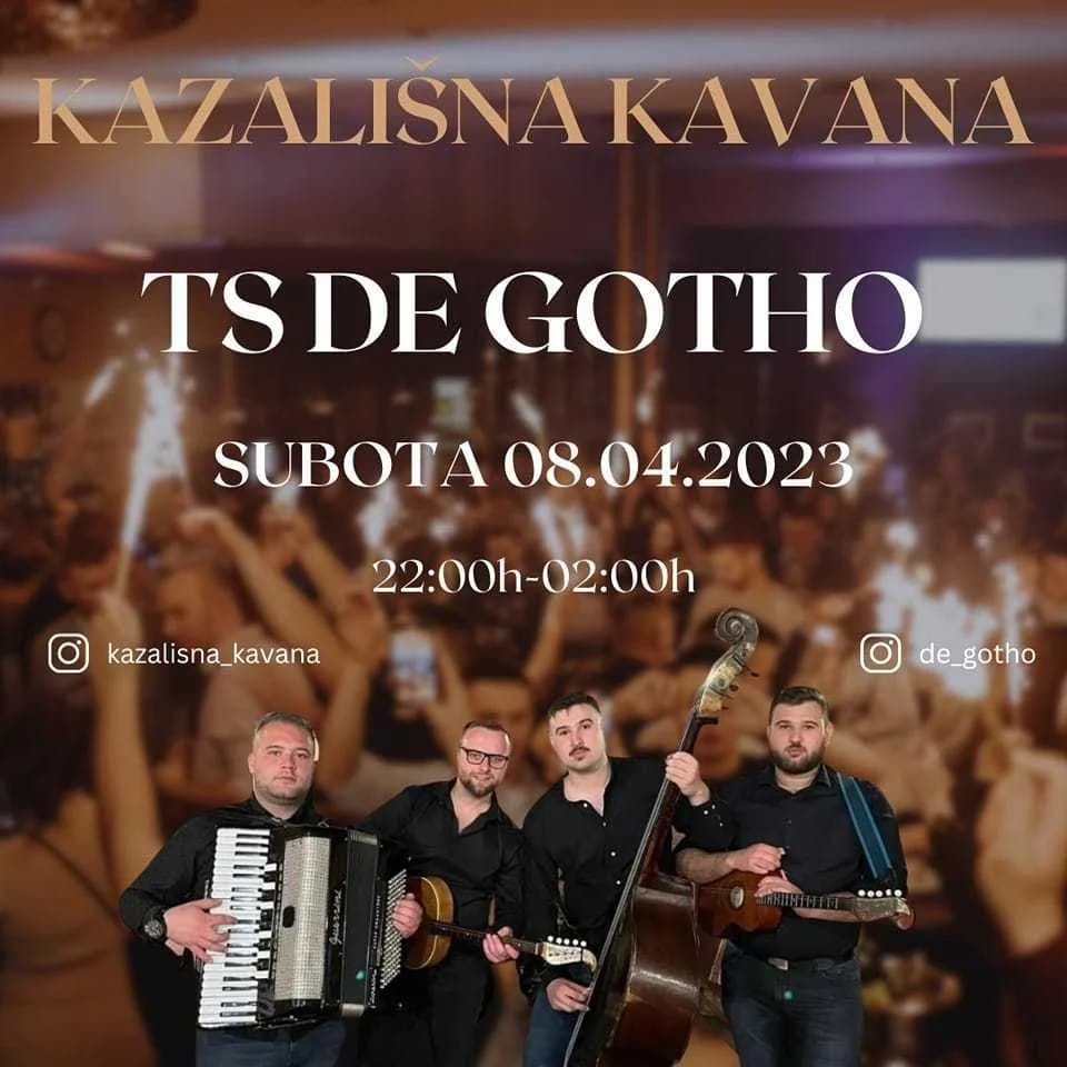 Uz tamburaše De Gotho provedite više nego ugodnu zabavu u Kazališnoj kavani