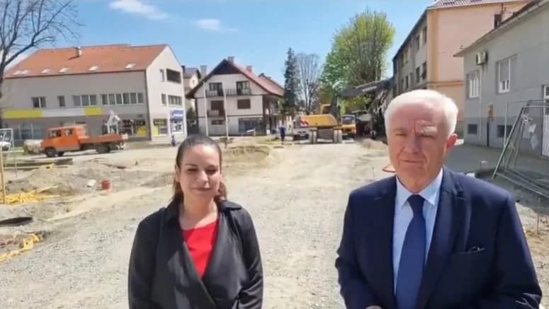 Napreduju infrastrukturni radovi na izgradnji kružnog toka i rekonstrukcijI Ulice dr. Franje Tuđmana /VIDEO/