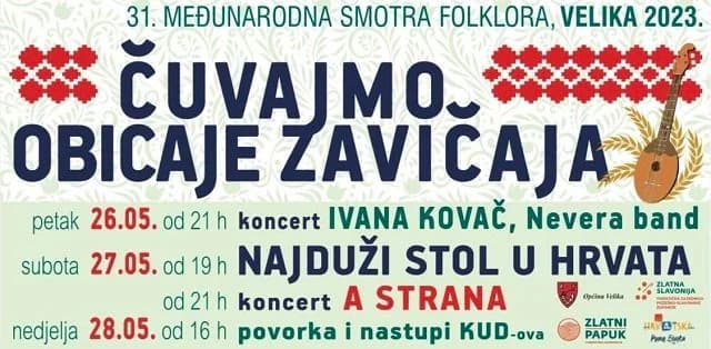 Trodnevna manifestacija ovog vikenda u Velikoj "Čuvajmo običaje zavičaja“: Očekujemo brojne i uvijek zadovoljne goste na našim događanjima"