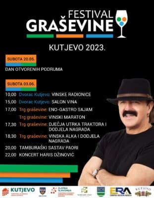 Ne propustite veliki koncert Harisa Džinovića u Kutjevu: Subota, 3.lipnja u 20 sati