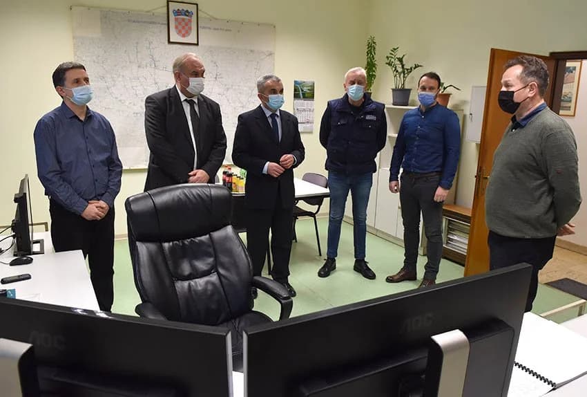 Posjet dežurnim službama u gradu Požegi u novogodišnjoj noći
