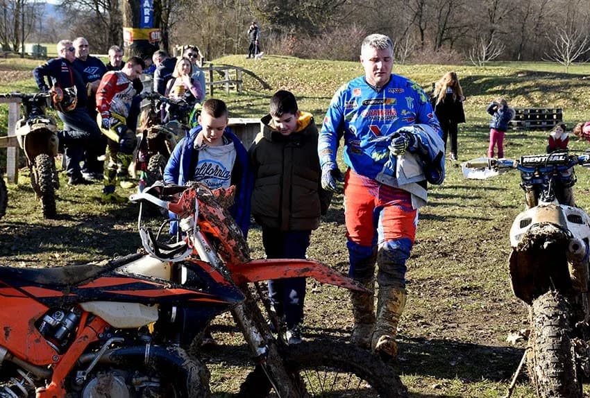 Leo Pandžić  pobjednik tradicionalne Novogodišnje moto-cross utrke na stazi Vilare /FOTOGALERIJA/
