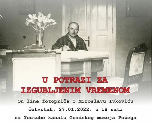 Ovog četvrtka u 18 sati fotopriča o Miroslavu Ivkoviću