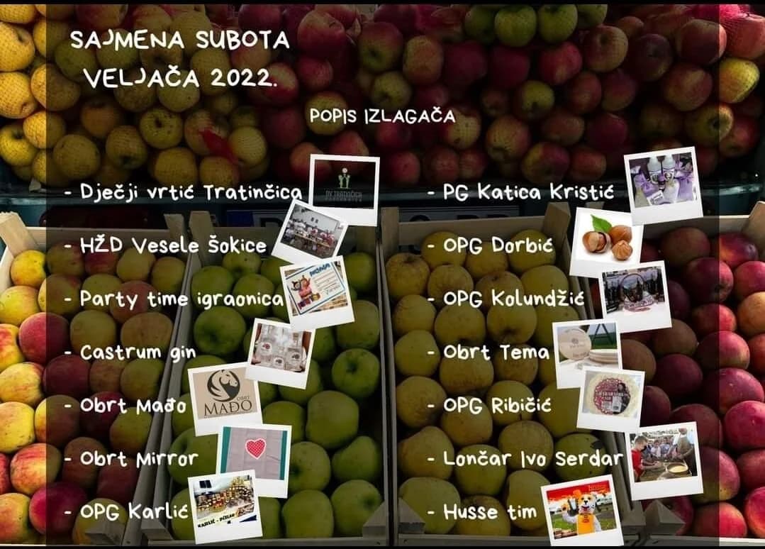 Sajmena subota na pleterničkoj tržnici: Velik boj izlagača i različitih aktivnost – svi su pozvani!