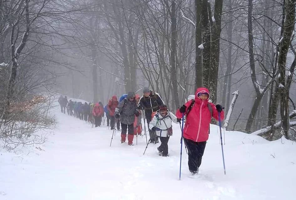 KUTJEVAČKI I ZAGREBAČKI PLANINARI POHODILI KRNDIJU: Dočekala ih prava zimska idila /FOTO/