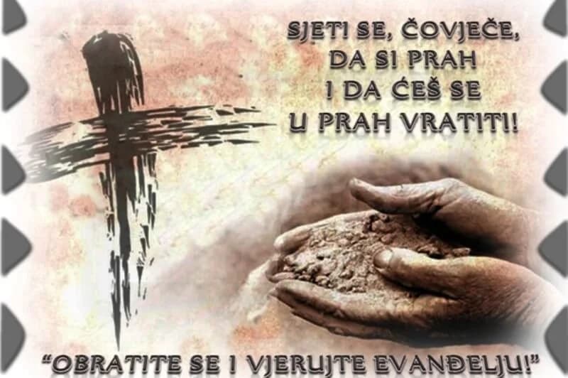 Započinje korizma, sutra je čista srijeda
