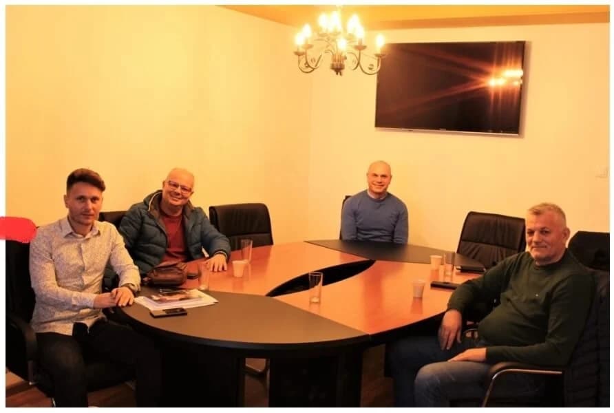 Nogometna legenda Ivan Gudelj u posjetu Kutjevu i gradonačelniku Josipu Budimiru
