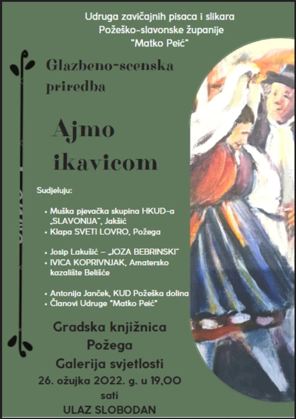 Ikavica  kroz stihove, pjesme i monodramu