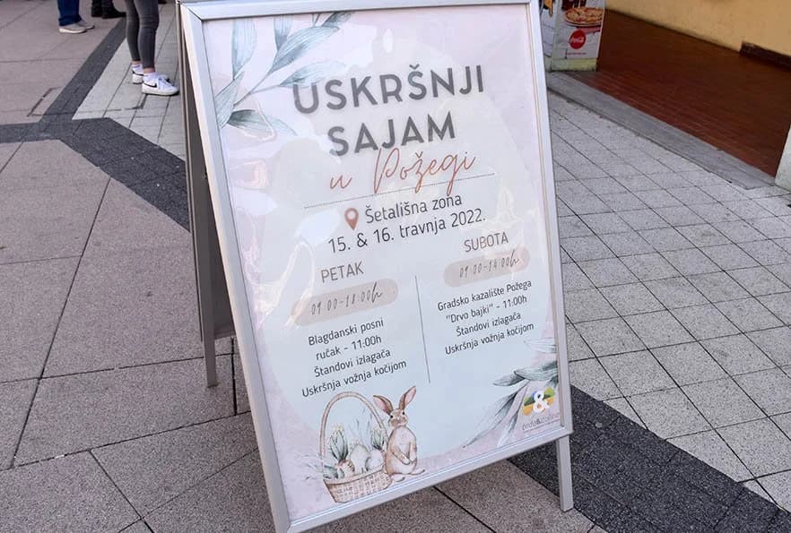 Uskrsni sajam u Požegi /FOTOGALERIJA/
