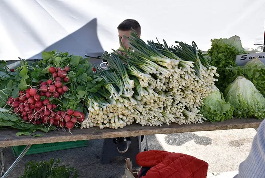 Požeška zelena tržnica u znaku presadnica, povrća i cvijeća /FOTO/
