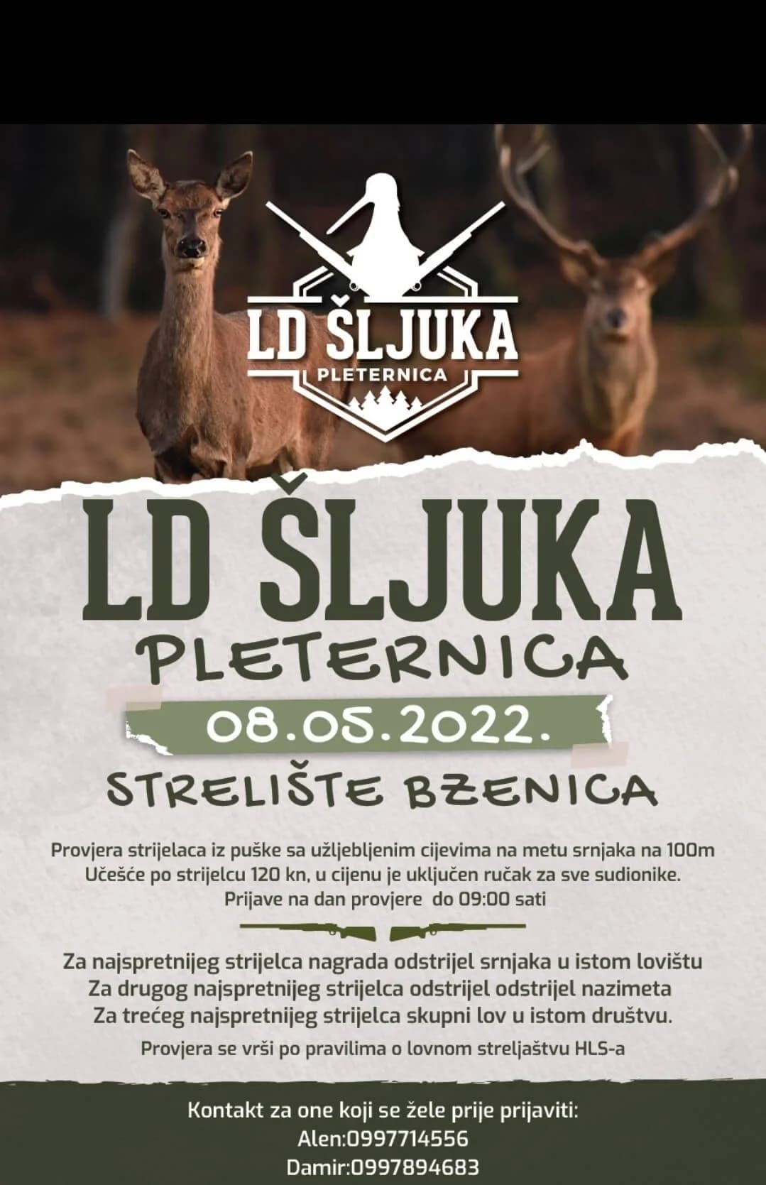Zanimljive nagrade pobjednicima - odstreli u lovištu Požeška gora