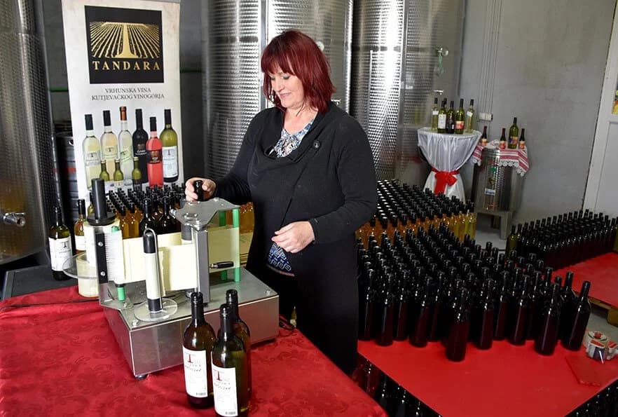 Graševina Zorice Tandara kao biser čista spremna za tržište /FOTO/
