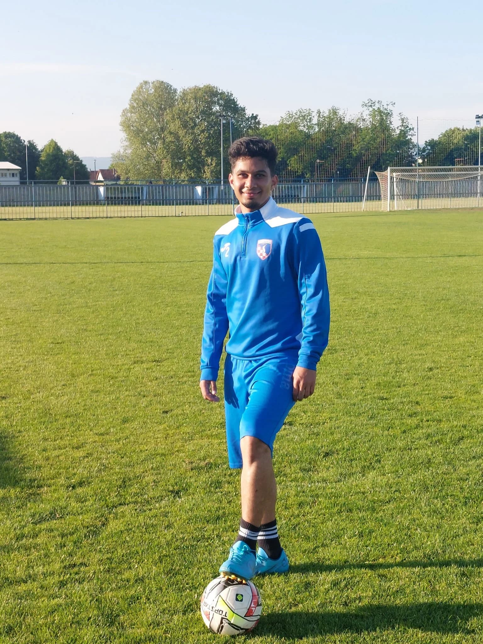 Erasmus student iz daleke Indije Zayed Bin Waleed na treningu Slavonije iz Požege