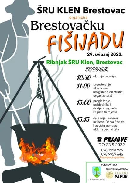 Brestovac ima svoju gastronomsku priredbu – ove nedjelje Brestovačka fišijada