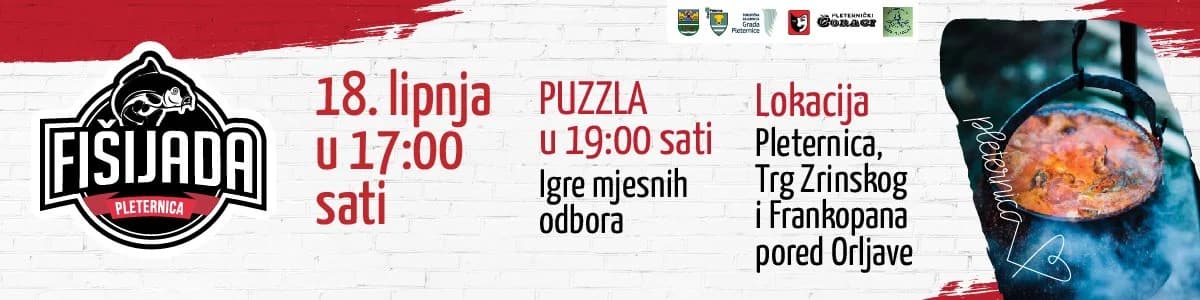 Pred nama je ove subote Fišijada u Pleternici te igre mjesnih odbora - pripreme su u završnoj fazi!