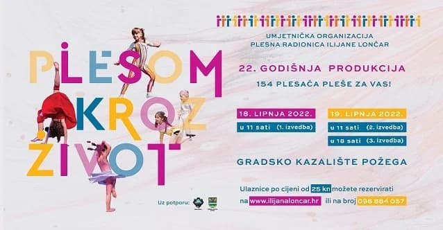 “Plesom kroz život” - tradicionalni godišnji sukus rada svih Ilijaninih plesača
