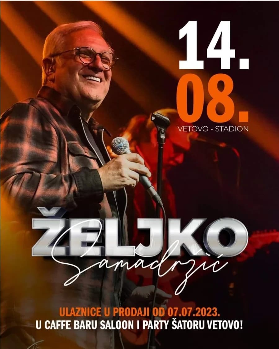 [NAJAVA] Ulaznice za koncert Željka Samardžića su u prodaji
