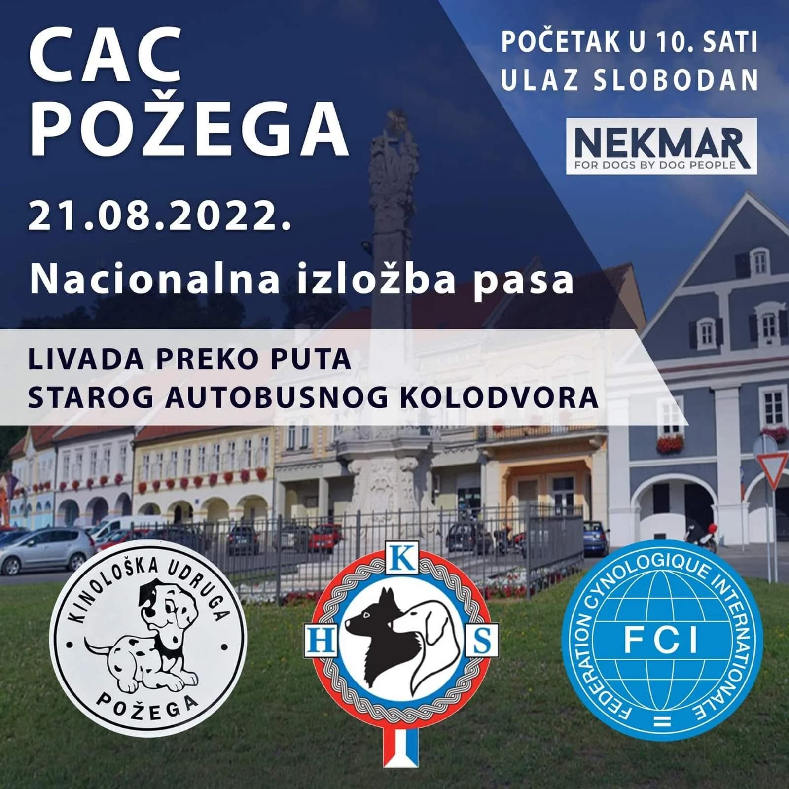 Nacionalna izložba pasa bit će u Požegi 21. kolovoza