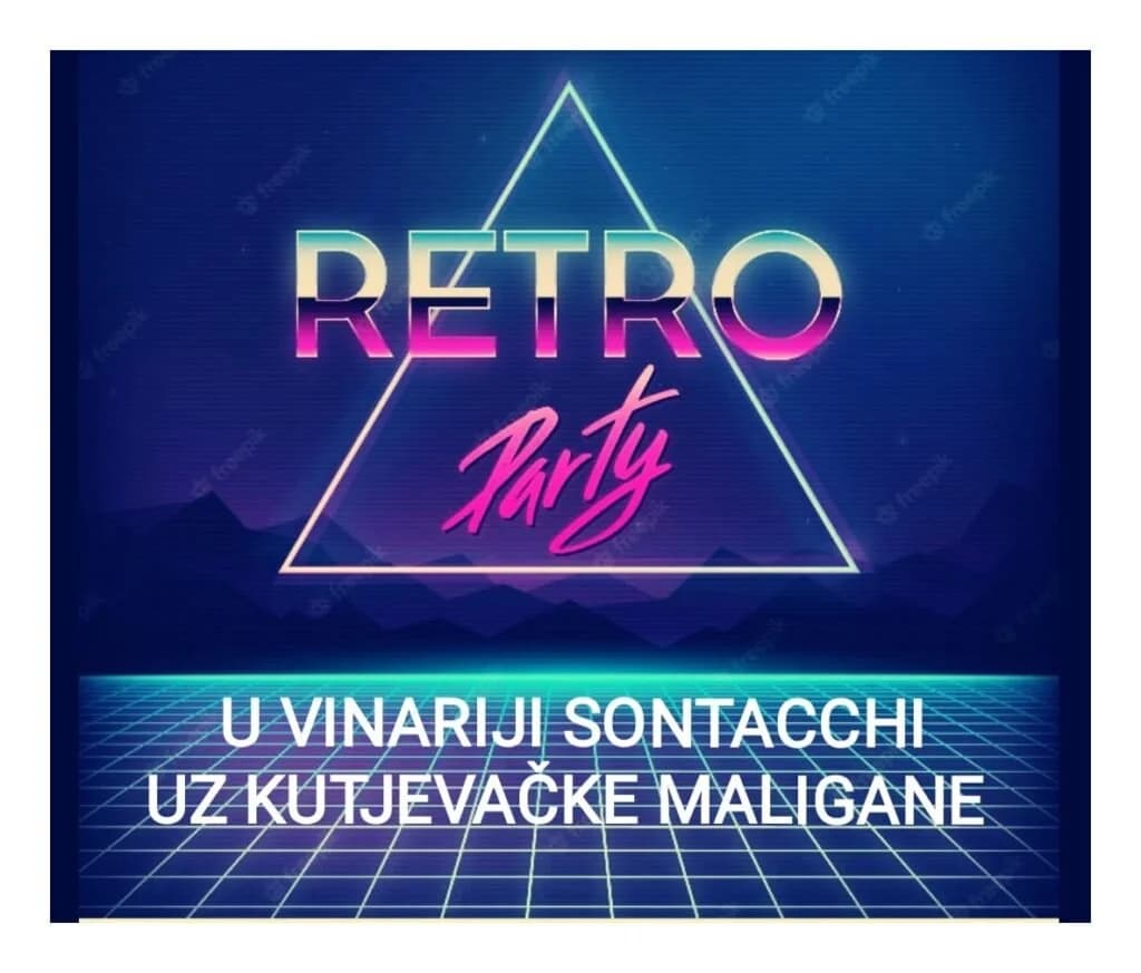 U subotu u Vinariji Sontacchi održat će se Retro party