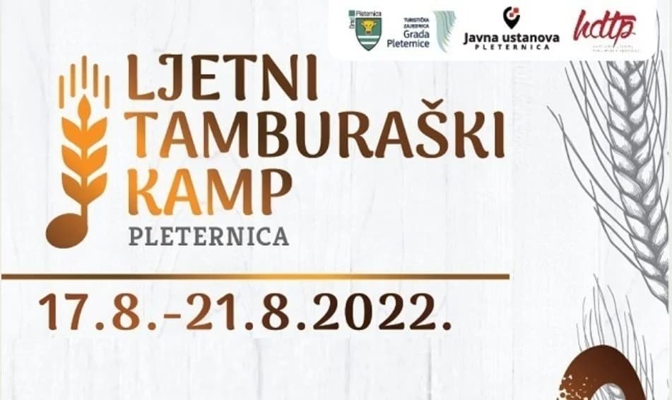 Ljetni tamburaški kamp u Pleternici: Aktivnost na tragu brendiranja grada bećarca
