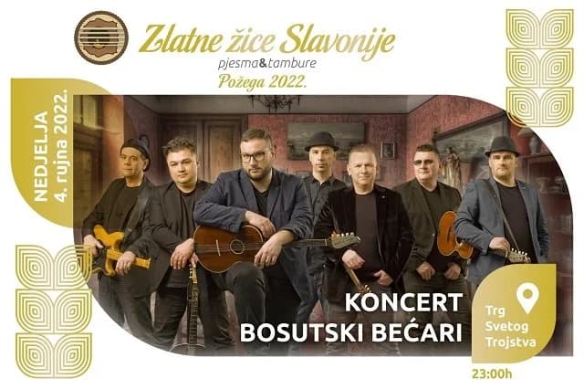 Bosutski bećari s nama slave 40 godina koncertom u Požegi