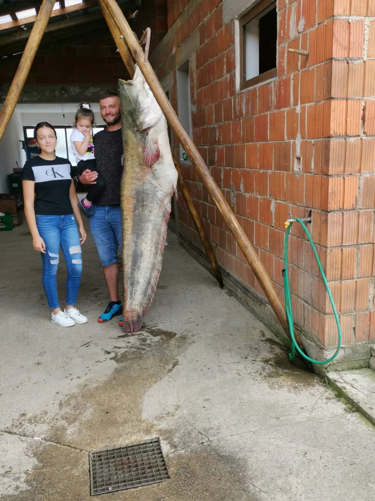 Pleternički alas koji caruje Oriovcem ulovio soma teškog 73 kilograma /FOTO/