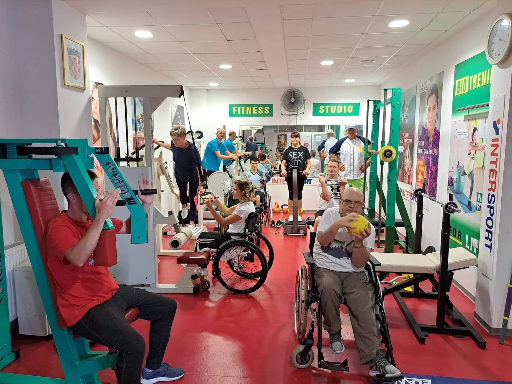 Fitness za osobe sa invaliditetom, Boćarski klub „Nada“ u dvorani Tomislav Pirc