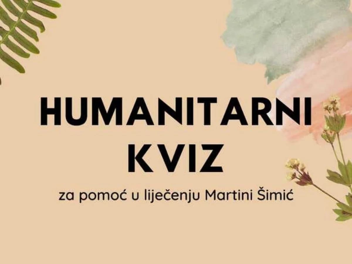 Humanitarni kviz za pomoć sugrađanki Martini Šimić