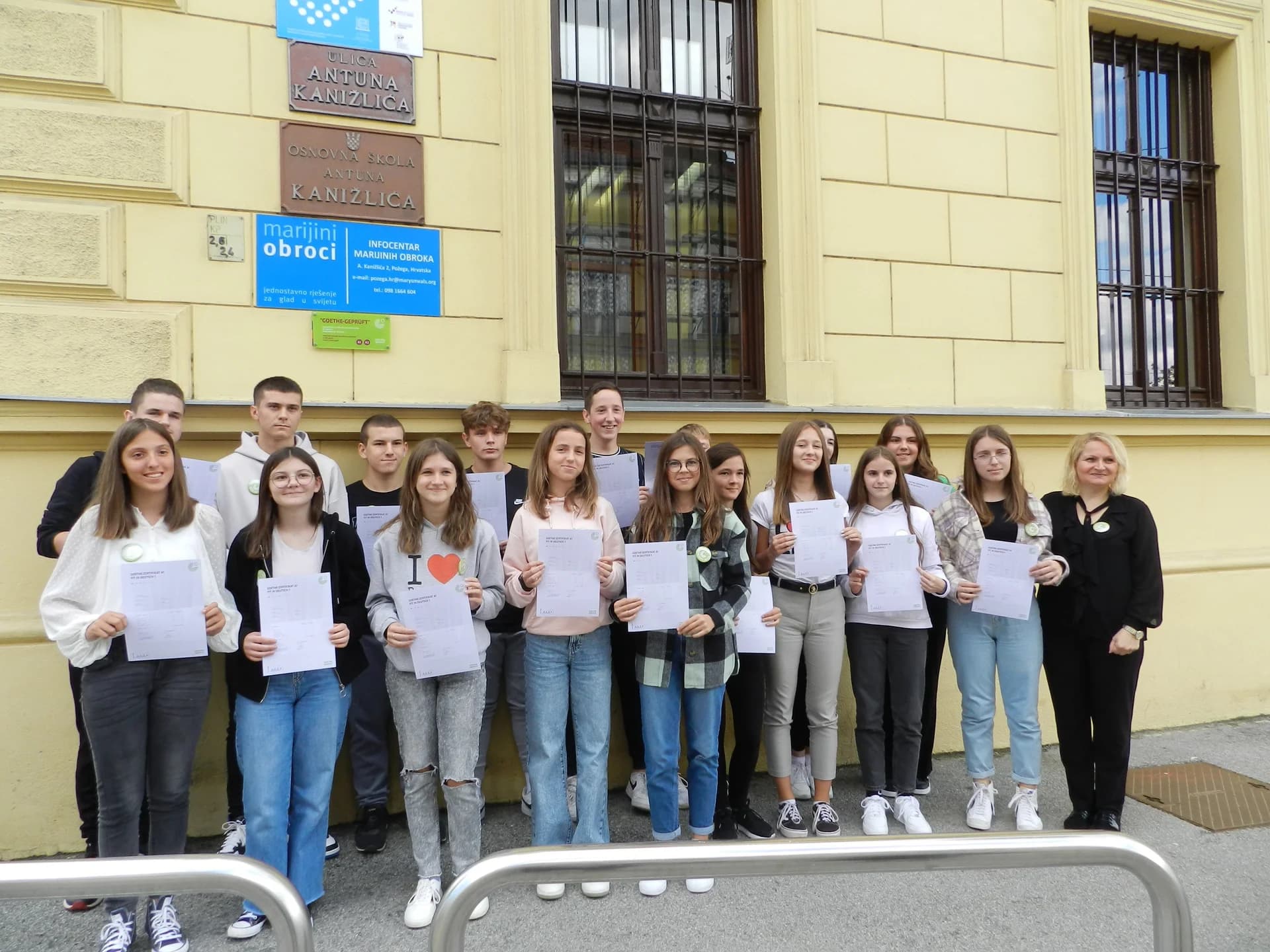Požeška Kanižlićeva škola partner Goethe Instituta