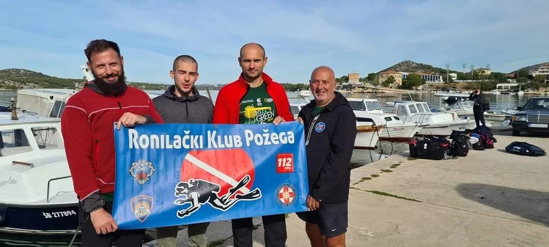 Izvađeno više od 11 tona otpada: Ronilački klub Požega sudjelovao na eko akciji Think Green - Šibenik 2022.