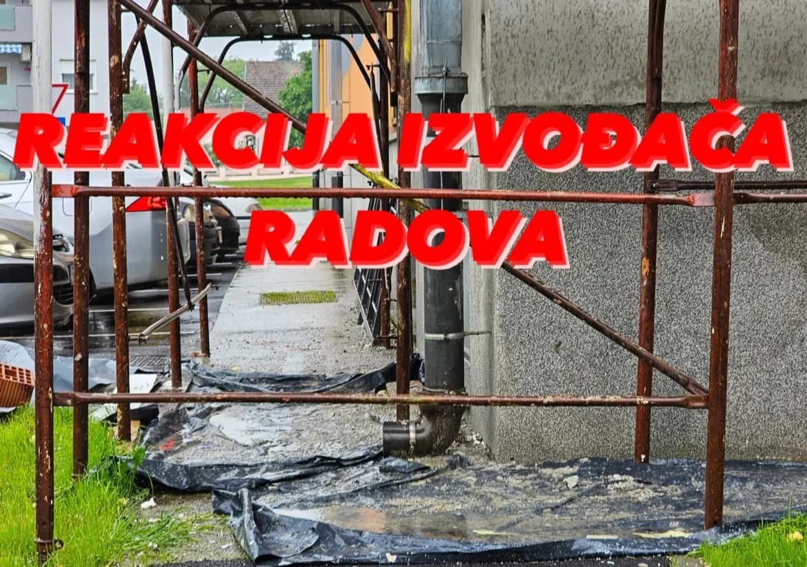 Građevinari tvrde da su obavijestili stanare o radovima, te da ih pažljivo izvode i bez stvaranja buke!
