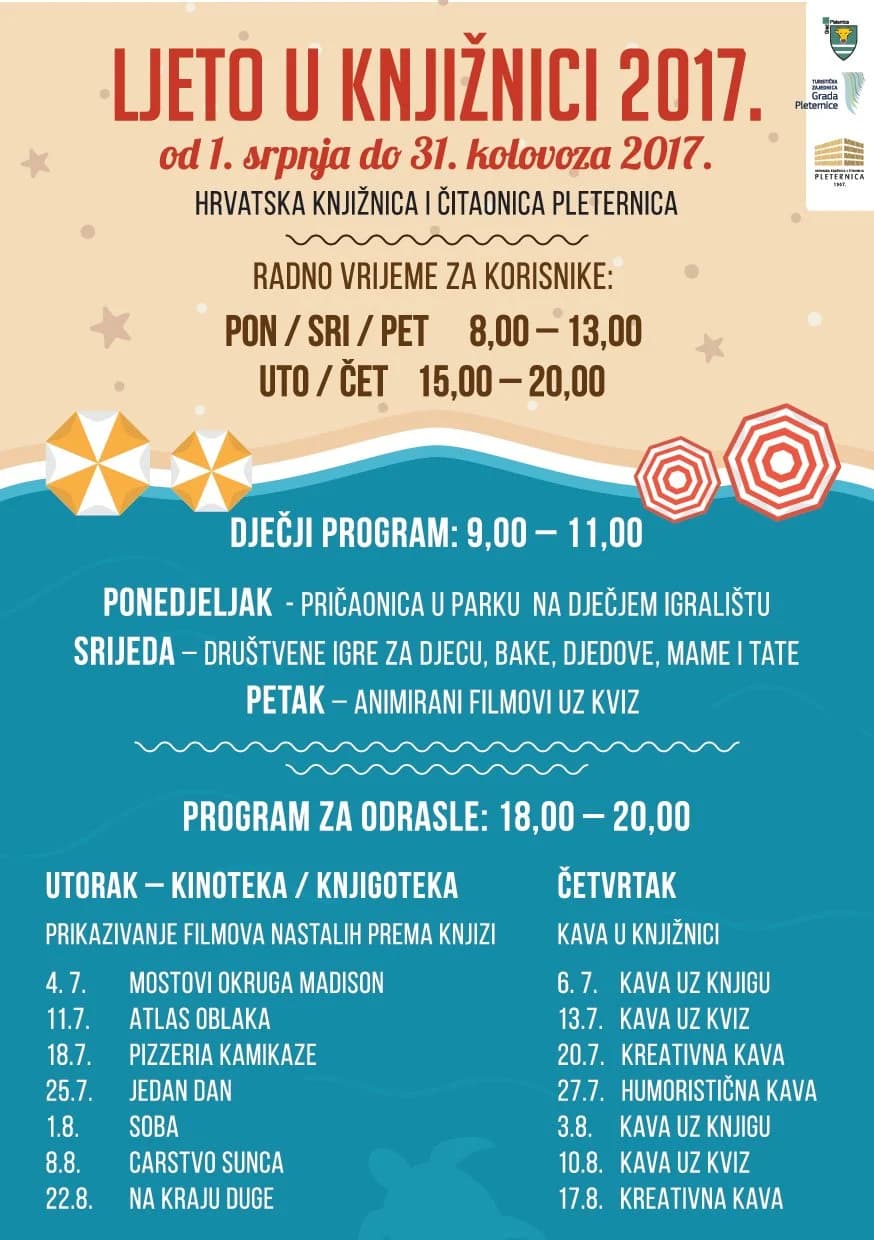 Ljeto u pleterničkoj Knjižnici