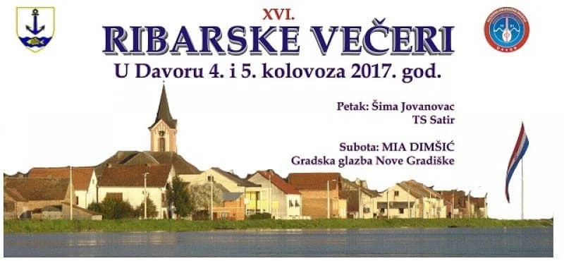 „RIBARSKE VEČERI“ U DAVORU: Za tisuće posjetitelja uz Šimu Jovanovca, tamburaše i Miu Dimšić pripremili 4,5 tone ribe!