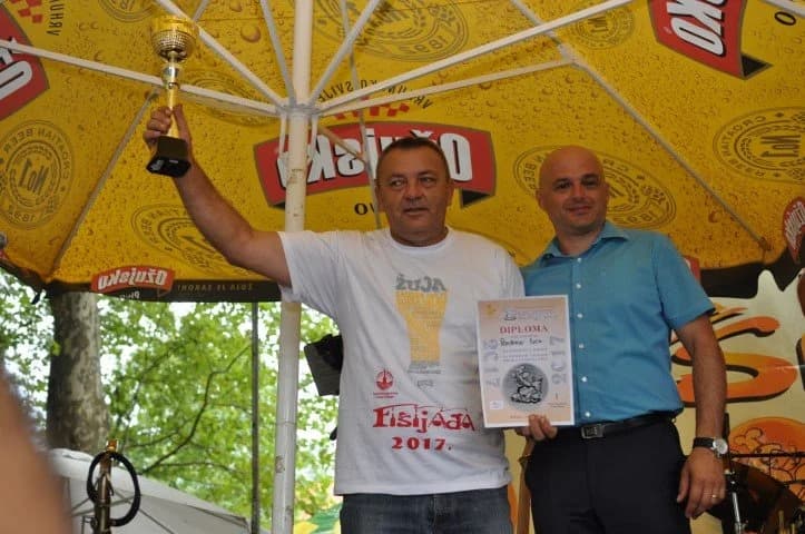 „FIŠIJADA 2017.“: Pobjednik Josip Antolović (Beravci), drugi Ivica Pandurević (V. Kopanica),a treći Mario Matijević iz Požege