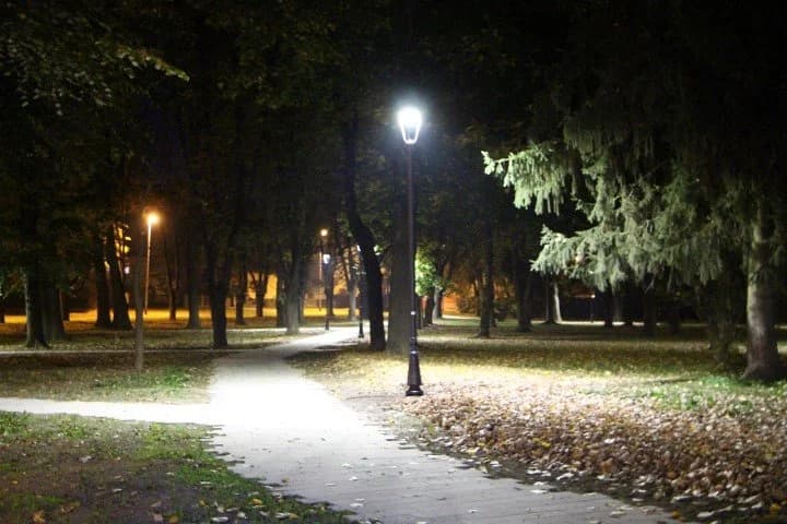 LED rasvjeta novo ruho pleterničkog parka: Slijedi izgradnja paviljona za manje gradske aktivnosti /FOTO/
