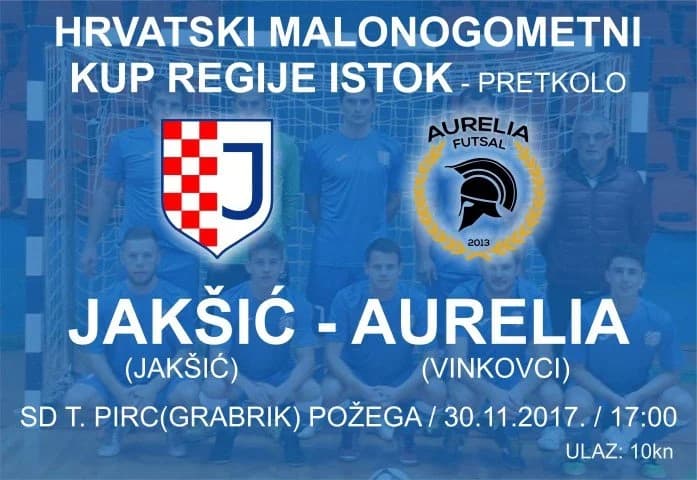 Jakšićani odmjeravaju snage s Vinkovčanima: Pretkolo Hrvatskog malonogometnog kupa regije Istok