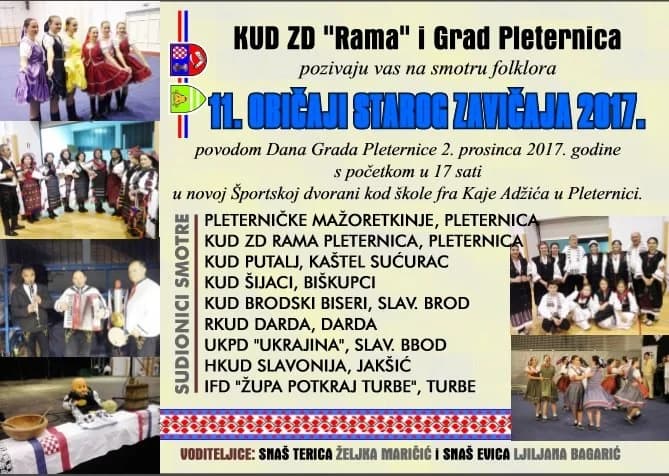 Pleternički Ramci će još jednom dokazati da su dosljedni čuvari običaja starog zavičaja: Tradicionalna manifestacija, subota, 2.prosinca u 17 sati