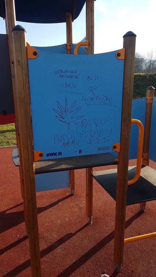 Iživljavanje vandala na Rekreaciji: Gdje mi to živimo???