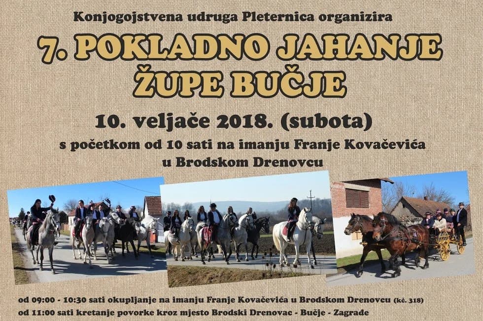 7. Pokladno jahanje selima župe Bučje u subotu 10.veljače