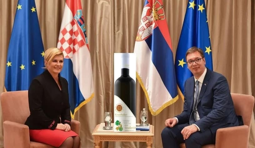Krauthakerovo vino uz večeru Kolinde i Vučića na Pantovčaku!