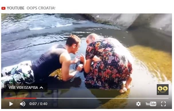 Požeškog Di Caprija zeznula mahovina: Glavom lupio u branu, srećom bez ozljeda