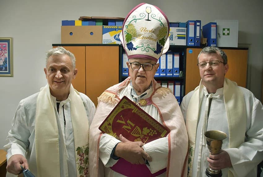MARTINJE U UDRUZI SLIJEPIH POŽEŠKO-SLAVONSKE ŽUPANIJE I GRADA POŽEGE: Prijatelj Udruge Ivan Abibović vinski kum
