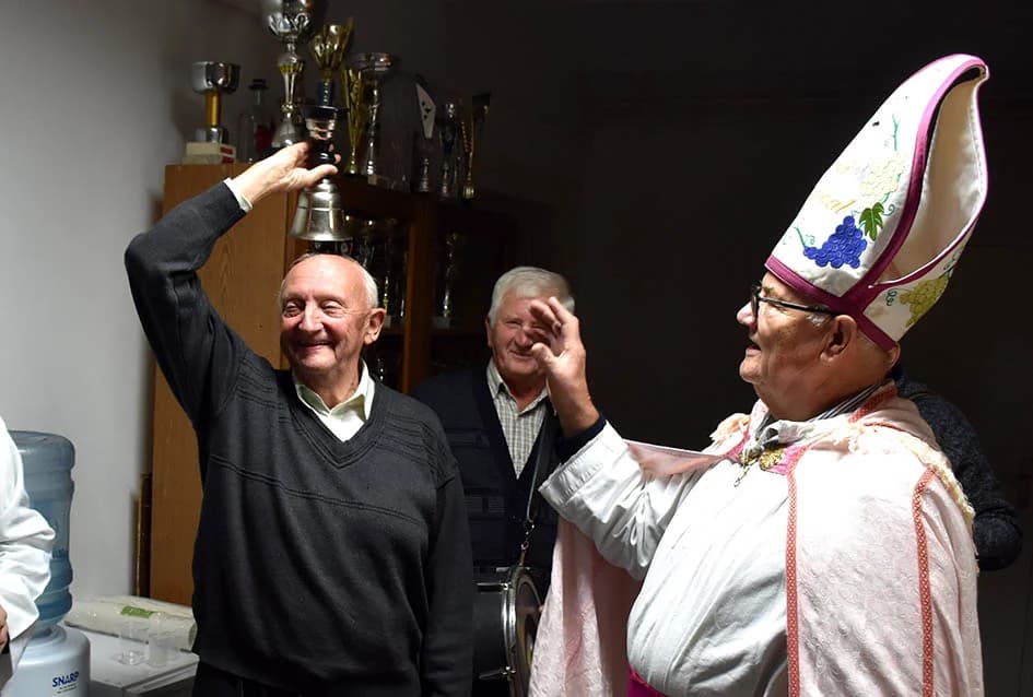 MARTINJE U UDRUZI SLIJEPIH POŽEŠKO-SLAVONSKE ŽUPANIJE I GRADA POŽEGE: Prijatelj Udruge Ivan Abibović vinski kum