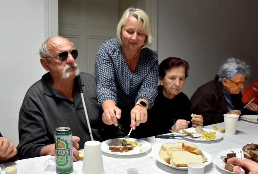 MARTINJE U UDRUZI SLIJEPIH POŽEŠKO-SLAVONSKE ŽUPANIJE I GRADA POŽEGE: Prijatelj Udruge Ivan Abibović vinski kum