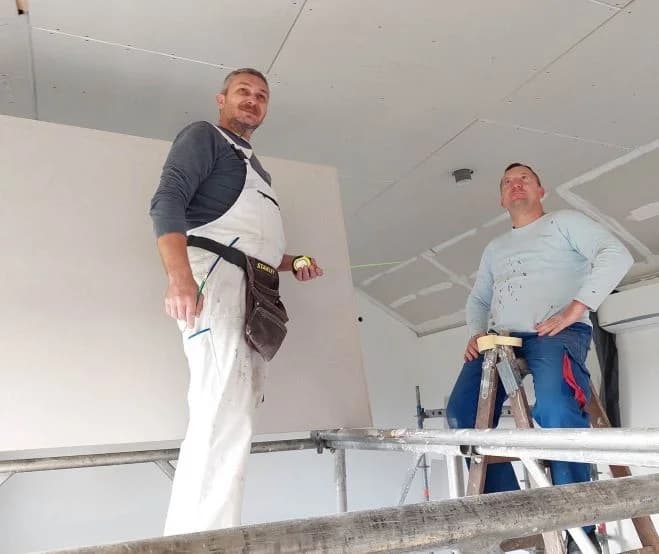 Radovi na uređenju unutrašnjosti domskog objekta pleterničke Udruge za sport i rekreaciju „Grbavica“